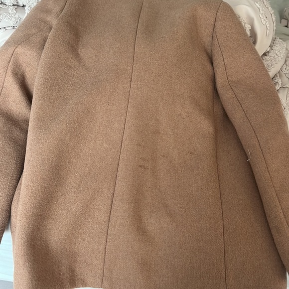 J Crew Cocoon camel Wool Coat - Picture 6 of 7